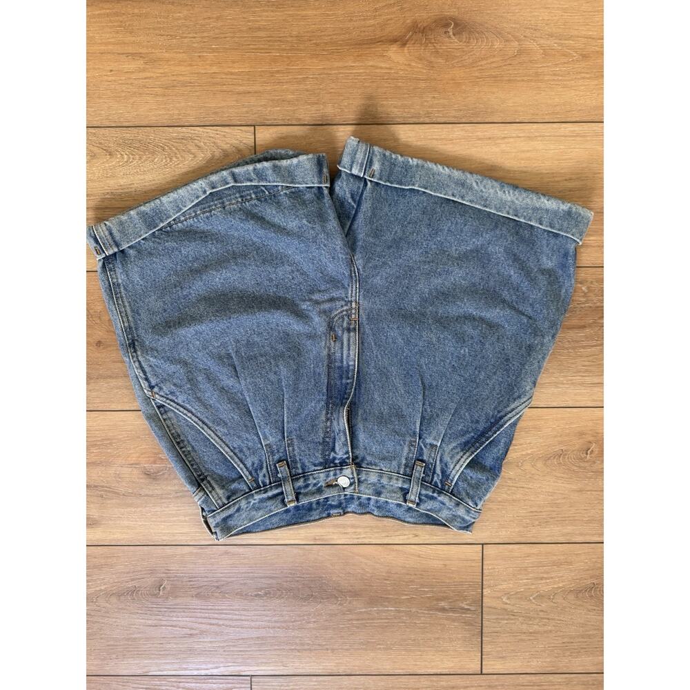 Vintage Bill Bass Ultra High Rise Mom Jean Early 90s Denim Jean Shorts Medium - Picture 11 of 12